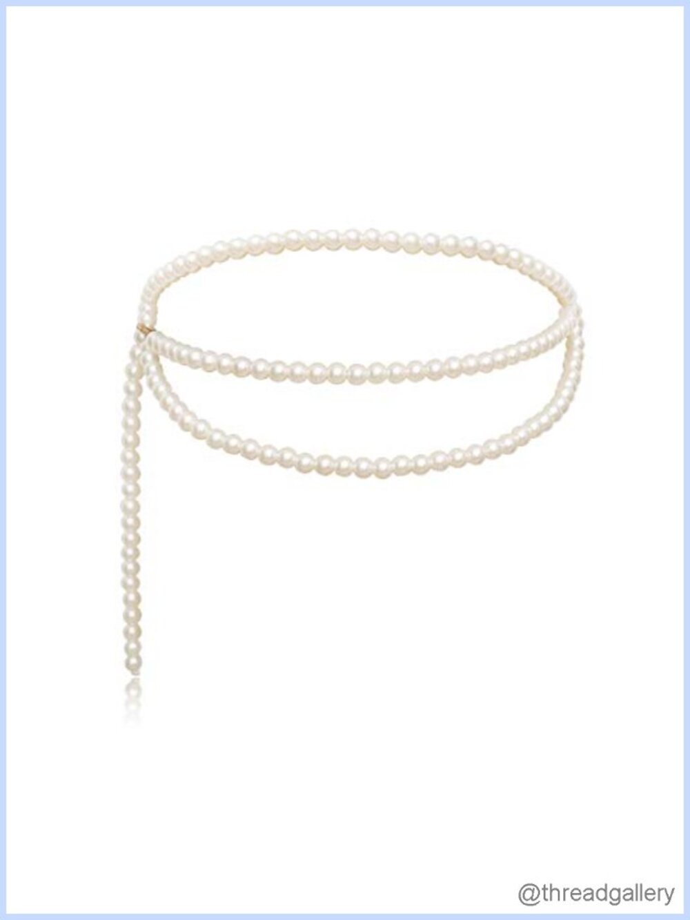 Pearl Waist Chain Belly Layered Body Jewelry Handmade Adjustable Summer Beach